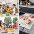 7 Food Warming Mat - Level Temperature flash heat Silicone Electric Warming Trayrolled-up food warmer