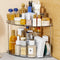 Yieach 2 Tier Corner Bathroom Counter Organizer,Clear Bathroom Organizers and Storage,Acrylic Bathroom Counter