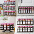 24 Label-4oz Lids,3 Sets 1 2 (24) Glass Spice Jars with Spice Containers with Lids and Shaker of Spice Labels