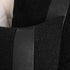 Pack 2 18 18 Inch of Black Boucle Decorative Pillow Cover with Faux Leather Modern Accent Pillow Case x Textured Stripe