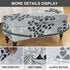 30) Eco-Ancheng Storage Ottoman Cover Rectangle Ottoman Slipcover Folding Storage Bench Cover Footrest Stool Slipcover