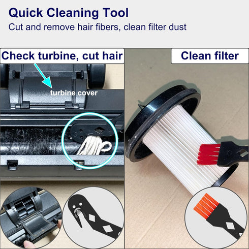 Portek Turbo Brush Compatible with Miele Vacuum Cleaners, Air-Driven Turbine Floor Head Attachment, for Carpets Area