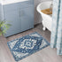 Uphome 20x31 inch Boho Bathroom Rugs, Vintage Non-Slip Bath Rug, Soft Machine Washable Tribal Floral Mat for Bathroom