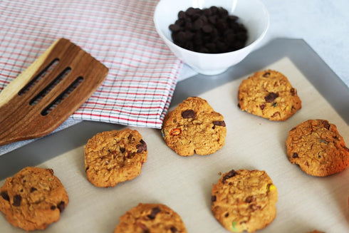 Silicone Baking Mats, Half Size Baking Sheet Liners, Pack Of 4, Oven Safe, Non-Stick, Perfect for Cookies and Cakes