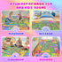 J Rombol 4x6 Kids Road Rug for Playroom, Bedroom, Classroom, Kids Car Rug Play Mat with Alphabet, Car Track