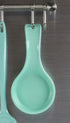Reston Lloyd Kitchen Counter Utensil Spoon Rest for Ladles, Spaghetti Forks, & Spatulas, Seafoam
