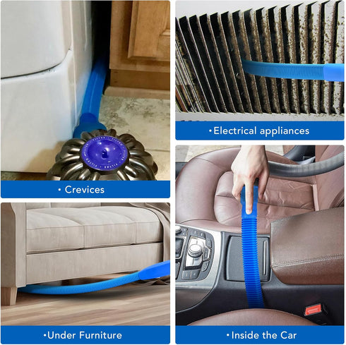 Sealegend Dryer Vent Cleaner Kit, Vacuum Hose Attachment for All Vacuum Cleaners, Quickly Lint Remover