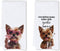 Cabana Bro Funny Yorkshire Terrier Kitchen Towels, Yorkie Gifts for Women Dog Lovers, Yorkshire
