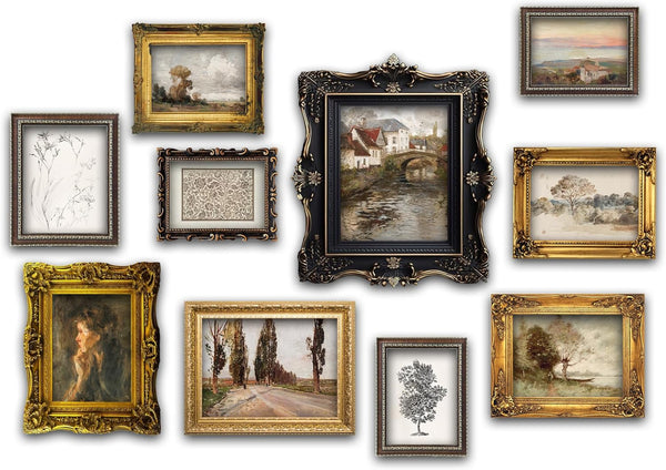 365DoRoTeYa Vintage Art Prints French Country Gallery Wall Decor Living Room Bedroom Rustic Home Decor European