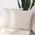 MADIZZ Set of 2 Super Soft Velvet Decorative Throw Pillow Covers, 22x22 inch White Square Cushion Case for Sofa