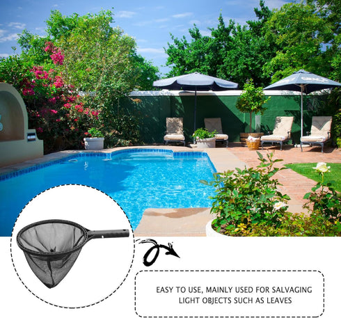 Yardwe Swimming Pool Leaf Net, Fine Mesh Frame Net, Small Pool Strainers, Salvage Net for Pool Leaf Cleaning
