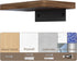 16 inch Danpoo Solid Walnut Floating Shelf - Large, Heavy Duty Wall Shelf for Kitchen, Living Room, Bathroom, Built