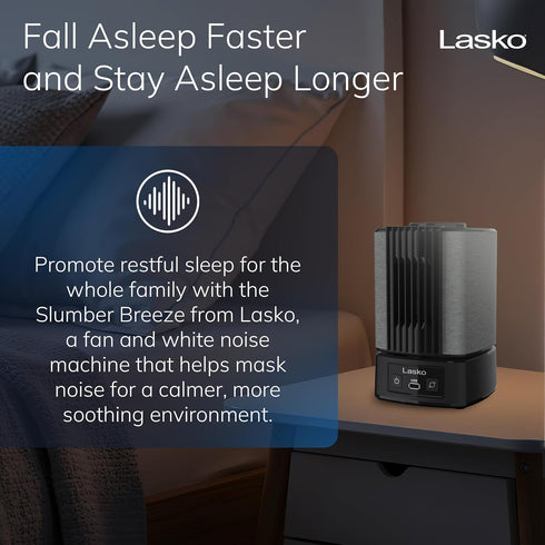 8" Lasko Slumberbreeze Tabletop Fans