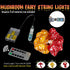 Lights-3D 7ft 20 Dimmer- JASHIKA Mushroom Dcor Fairy String Mushroom Lights USB Plug in or Battery Operated LED