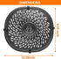 Air Fryer Grill Pan for Power XL Gowise 7QT, Nonstick Coating Crisper Plate, Replacement Parts, Accessories, Enamel