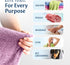 24 40 inches (6) Small and Lightweight Cotton Towels Assorted Pastel Mix x Towels Perfect Size for Hair Drying