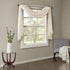 Madison Park Harper Sheer Bedroom Curtain - Modern Contemporary Window Panel for Kitchen, 42" x 144", Cream