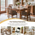 1 Pack 16" 16" 4" Kitchen Chair Cushions Tufted Dining Chair Cushions with Non Slip Backing and Ties Indoor Comfortable