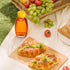 24 (12oz) Pcs Clear Plastic Honey Bottles Plastic Skep Style Jar Honey Squeeze Bottle Empty Refillable Honey Dispenser