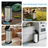 UUFCTY Collapsible Trash Bag Holder Portable Garbage Bin Holder Stand for Kitchen Outside High Capacity Plastic Outdoor