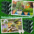 6 Pack 35 6 4 Gerrii Gallon Fabric Raised Garden Beds Rectangle Garden Planting Bed with Divided Grids Drainage Holes