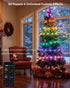 33FT 100 80 Smart Christmas Ribbon Lights, Color Changing Lighted Ribbon, LEDs, Modes, APP & Remote Control, Music