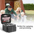 Toaster Storage Bag - Dark Grey, Compatible with 4 Slice Toasters, Portable Storage Bag with Zipper for Extra
