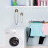 Collections-Etc Large Hanging Metal Safety Pins - Set of 2 for Laundry Room Wall Decoration