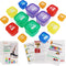Finorder 21 Day Portion Control Container Kit, 14-Piece BPA Free Food Portion Set for Meal Prep, Weight Loss System