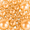 Super Z Outlet Elegant Glossy Polished Pearl Beads, 8 Ounce Pack, 70 Pieces, Gold, for DIY Jewelry