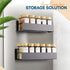 Magnetic Shelf, 2-Pack Magnetic Spice Rack for Refrigerator, Storage for Tiny Home Kitchen