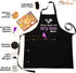 Cooking Apron for Mom with Spatula and Gift Box, Funny Kitchen Apron with 3 Pockets, Mother's Day Gift (Thou Shalt Not