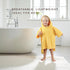 2-3T 100% 2-3T) Hooded Poncho Towel - Organic Cotton, Absorbent & Lightweight for Toddler Boy & Girl, Bath, Pool