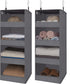 GRANNY SAYS 4-Shelf Hanging Organizer, Closet Hanging Shelves, Closet Hanging Storage Organizers,