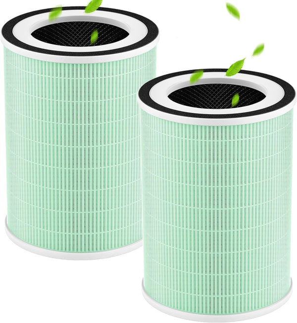 KILO Air Purifier Filter Replacement, 2 Pack for Afloia KILO, KILOPLUS, KILO PRO, MIRO, MIRO PRO, and MORENTO Kilo True