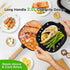 Audecook Hot Pot Electric 2L - Ceramic Glaze Non-Stick Frying Pan, Portable Cooker for Ramen, Steak, Fried Rice, with