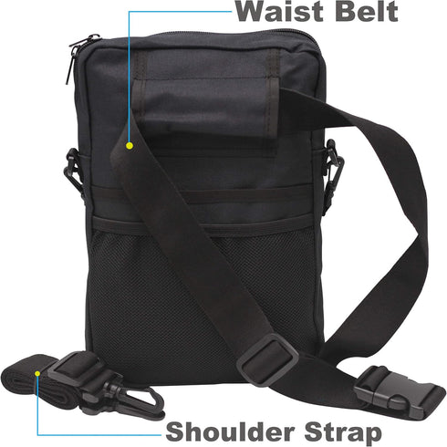 Tuhaoge Multifunctional Nurse Storage Bag, Waist Bag for Nurse Pocket Storage (Black)