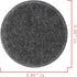 Drink Coasters Set of 6 with Holder - Dark Gray Round Water Absorption Felt Mat, 3.94 Inches Diameter