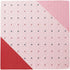 HAMAMONYO Furoshiki, 35.5 in., 'Flower Crest & Hexagonal Pattern'