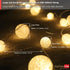 myCozyLite 20 Connectable,10ft LED Globe String Lights Plug in Blinking Lights Warm White Lights Balls with Timer