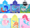 Oudain 6 Pcs Kids Hooded Towel Kids Bath Poncho Towels with Hood
