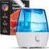 Cool Mist Humidifiers for Bedroom, 2.2L Tank, Quiet Ultrasonic Vaporizer, Adjustable Mist Level & Auto-Shut Off