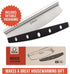 Chef Pomodoro Pizza Cutter Rocker Knife, 14 Inch Mezzaluna Chopper with Protective Cover, Dishwasher Safe