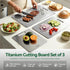 NSLLL Set 3,100% Titanium Cutting Board of Pure Titanium Cutting Boards for Kitchen, Double Sided Food-Grade Chopping