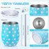 Sliner 4 Pcs Dental Assistant Gifts for Women, Cute 12 oz Teeth Tumbler, Cosmetic Bag, Keychain, and Socks