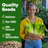 Pack, 7000+ HOME GROWN Romaine Lettuce Seeds, Paris Island Bulk Lettuce Seeds for Planting, High Germination Heirloom