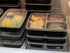 SimpleHouseware 10 Pack 3 Compartment Food Grade Meal Prep Storage Container Boxes (36 ounces)