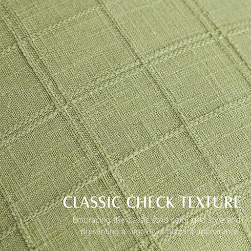 Set 1 Room,1220 Inch,Light Foindtower of Decorative Linen Check Throw Pillow Cover Neutral Farmhouse Lumbar Cushion