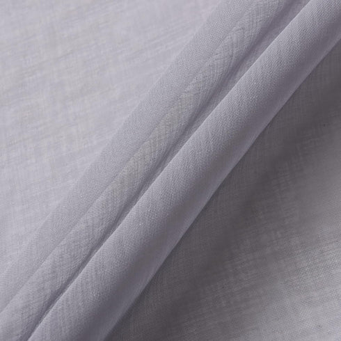 Aquazolax Transparent Sheer French Door Curtain Panel (1 Piece, 30W x 40L, Grey) - Elegant Solid Voile Rod Pocket