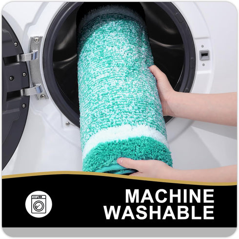 OLANLY Bathroom Rugs 24x16 - Extra Soft Absorbent Microfiber Bath Mat, Non-Slip, Machine Washable, Quick Dry Shaggy